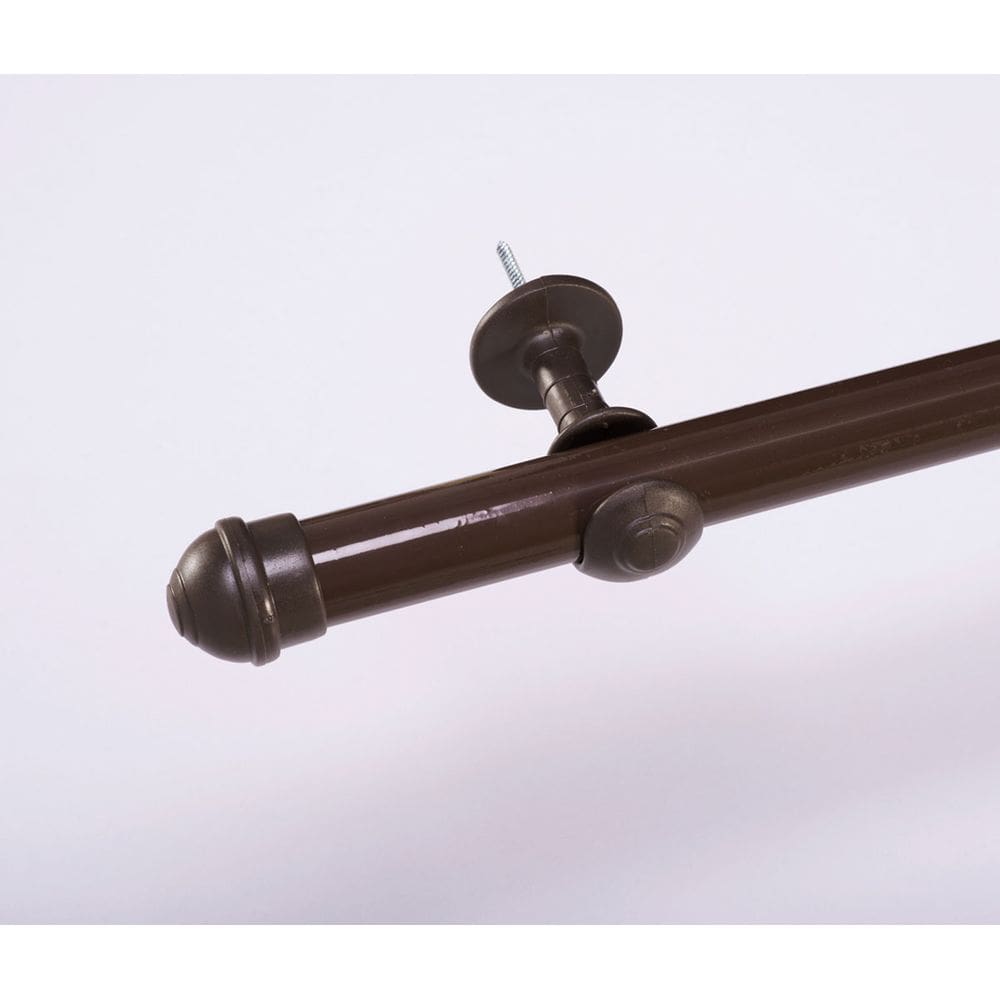 Varão Simples para Cortina de 4 Metros 28mm Kit Completo