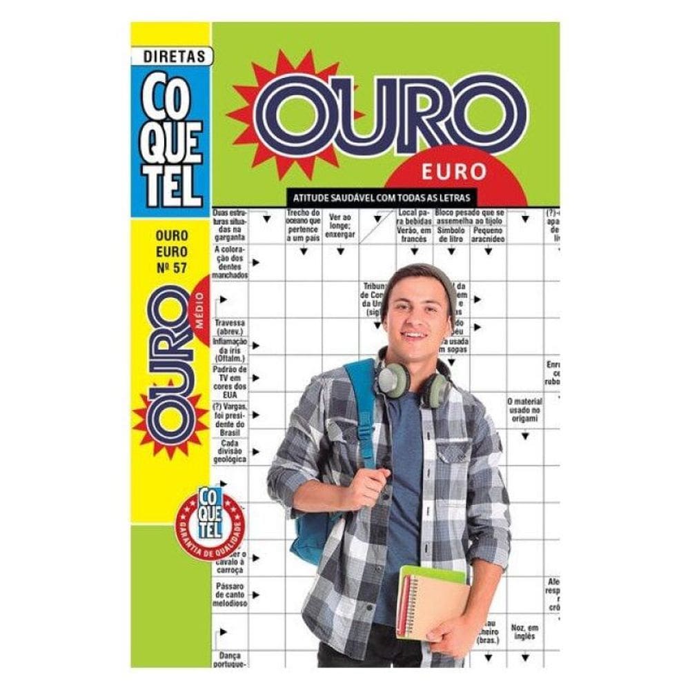 Palavras-Cruzadas Diretas Coquetel Ouro Euro 57 - Vol. 57