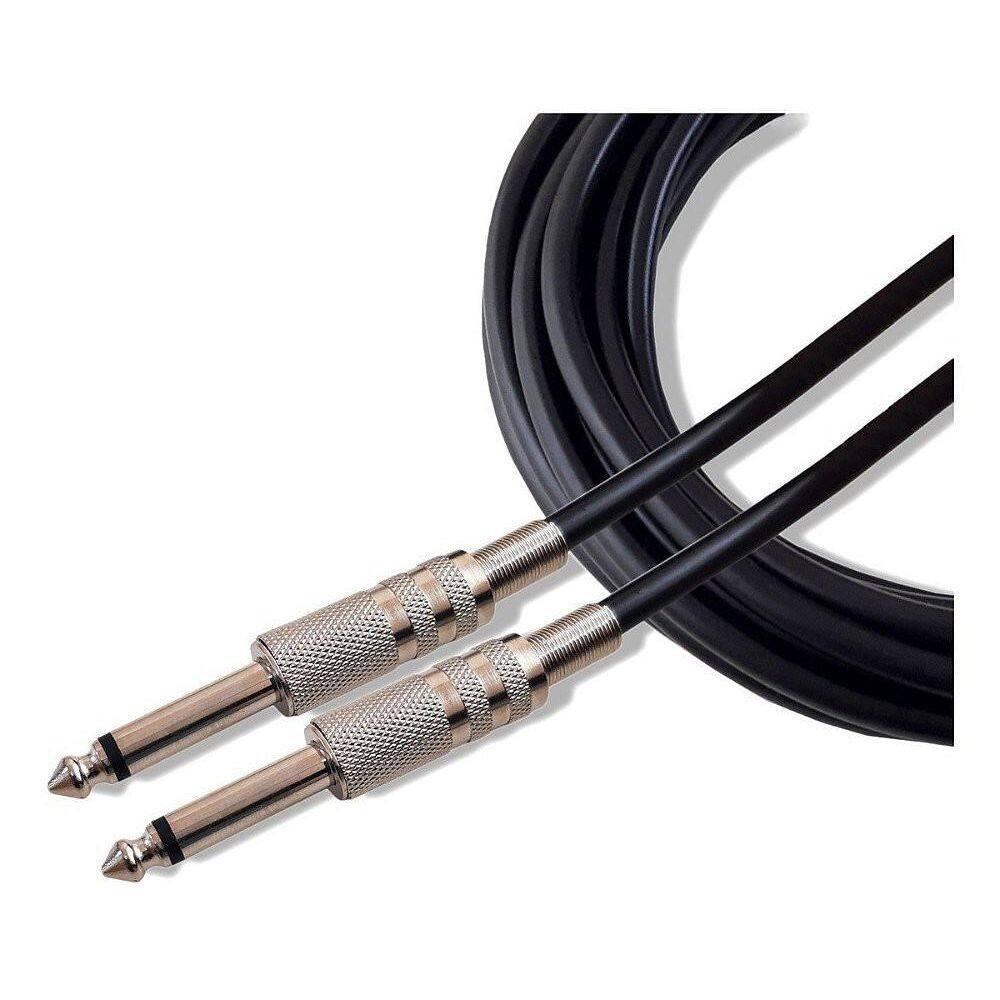 Cabo P10 Mono Macho X P10 Mono Macho Guitarra Violão 5M