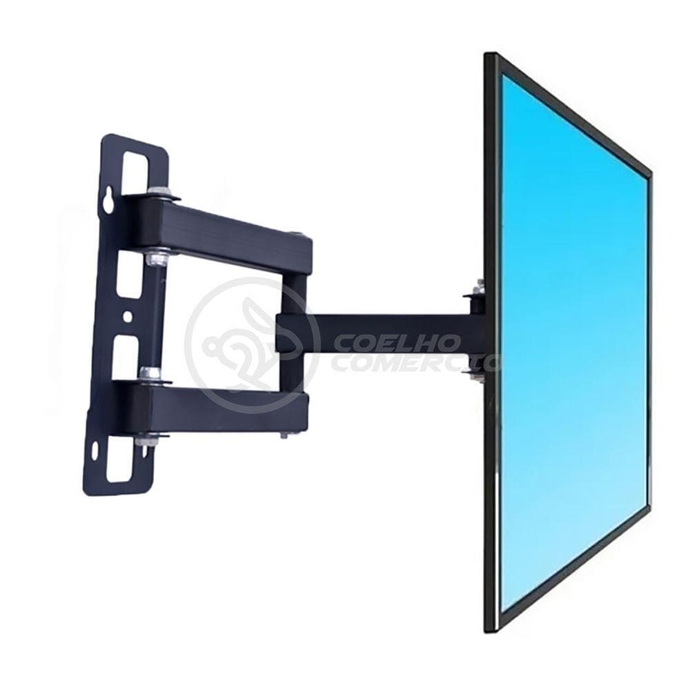 Suporte De Tv Articulado Para Painel E Parede Led Lcd Plasma Oled 3d De 14” à 42” Polegadas 302w