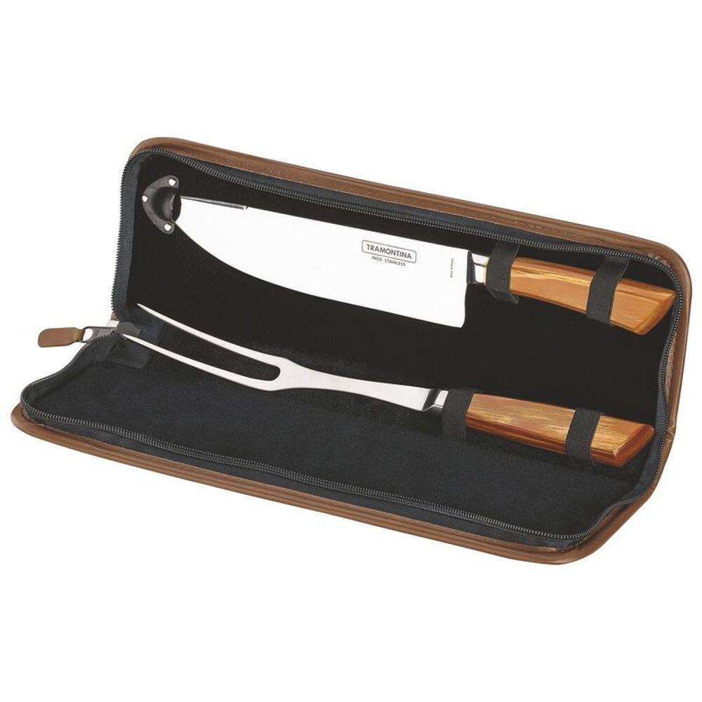 Conjunto Jogo De Faca Trinchante 3 Peças Polywood Tramontina