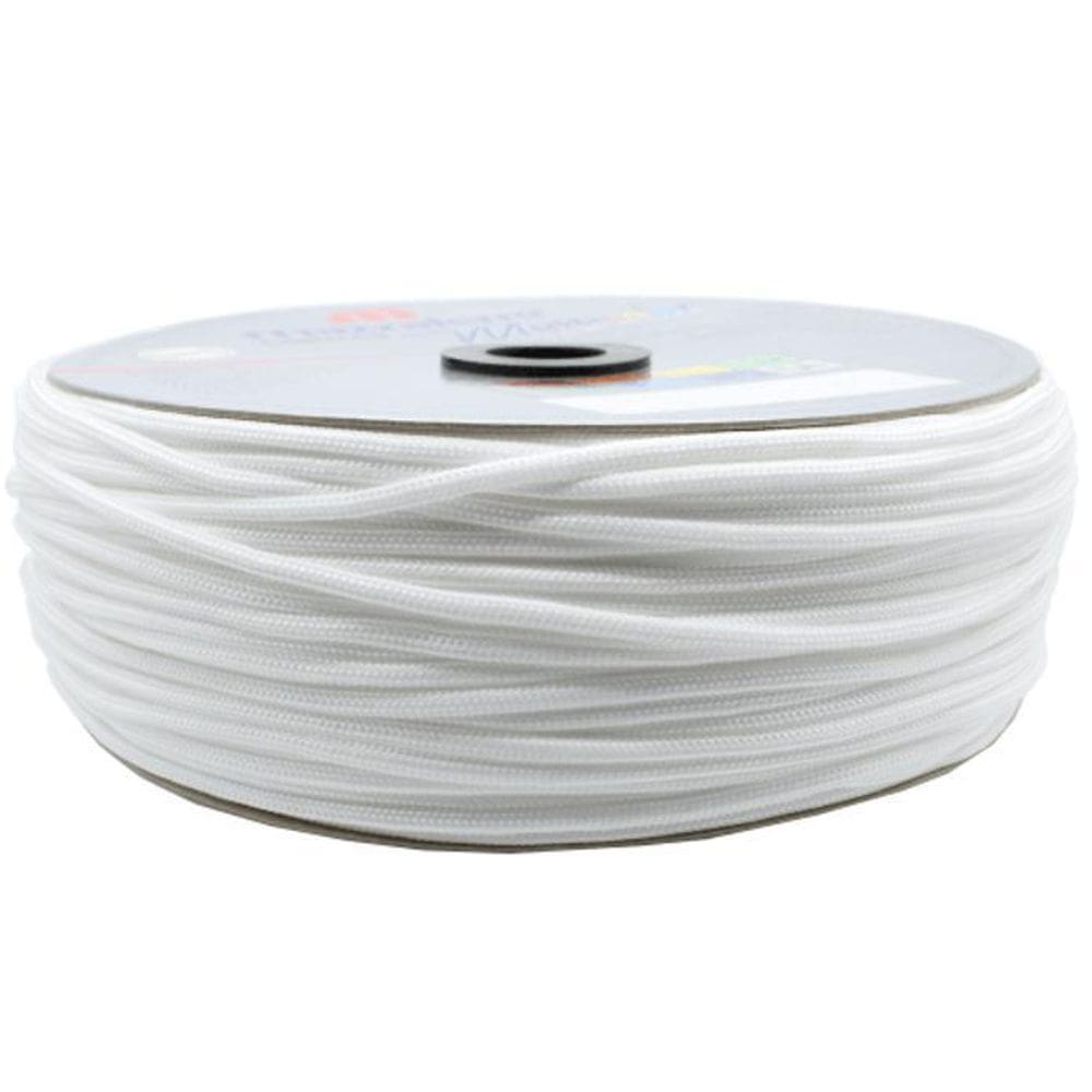 Kit 20 Metros Corda Pp Branco Trançada 5Mm Camping Varal