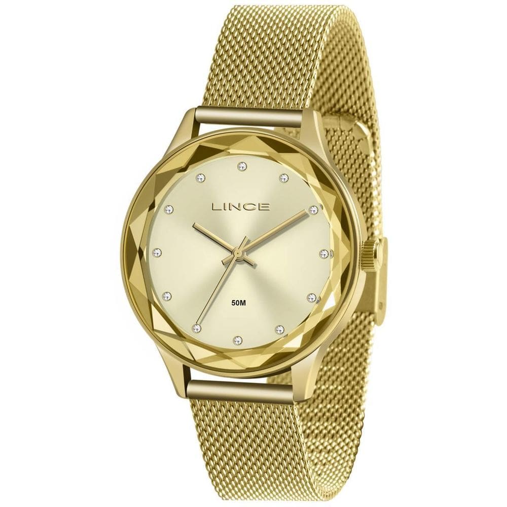Relógio Lince Feminino Ref: Lrg4707L C1Kx Casual Dourado