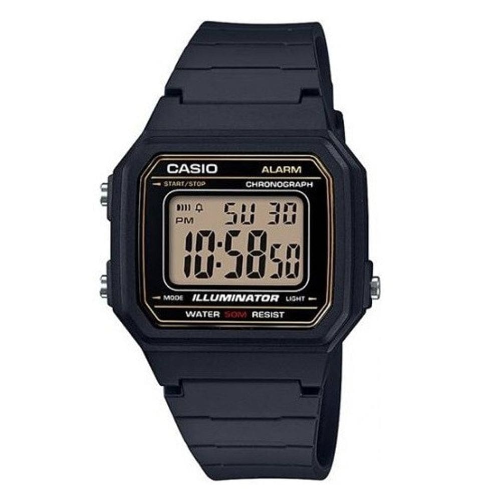 Relógio Masculino Casio Iluminator W-217H 9Av Preto Digital