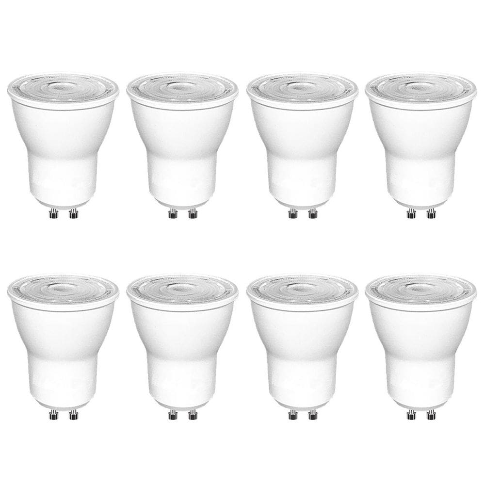 Kit 8 Lampada Led 3W Branco Quente Mini Dicroica Mr11 Gu10