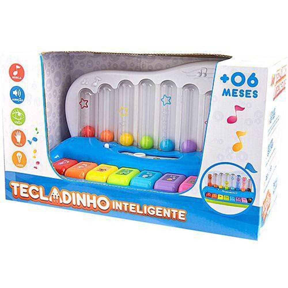 Tecladinho Inteligente Zoop - Ensina Música, Cores e Formas
