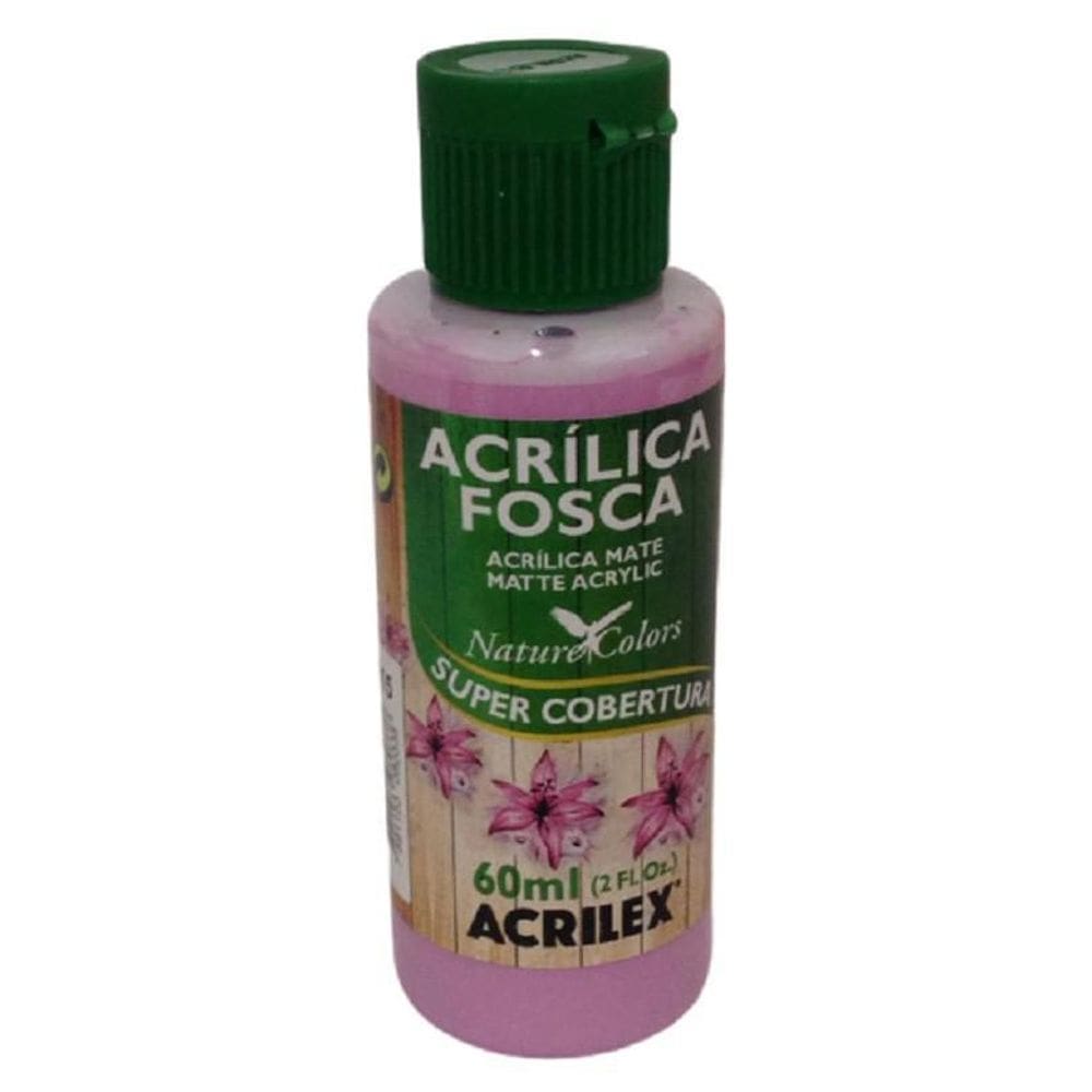Tinta Acrílica Fosca Orquídea - 915 - Acrilex - 60Ml