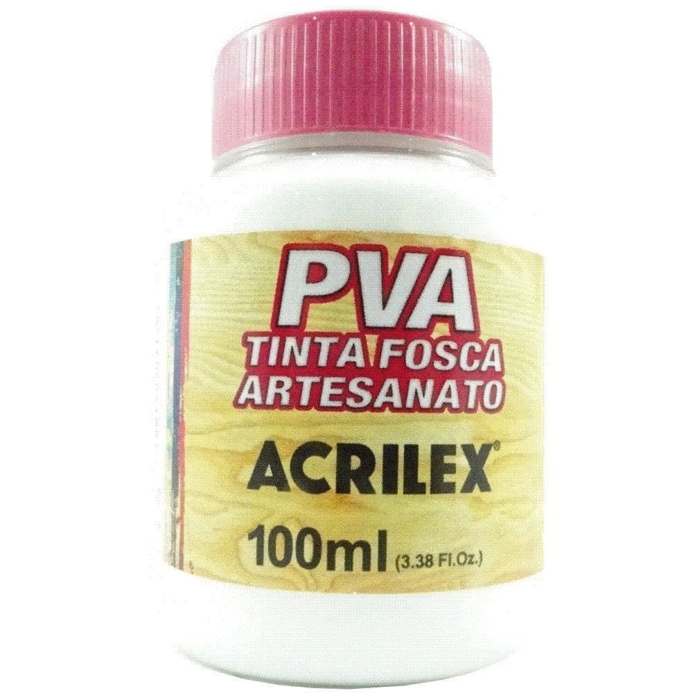 Tinta Acrilex Fosca Para Artes 100 Ml 519 Branco