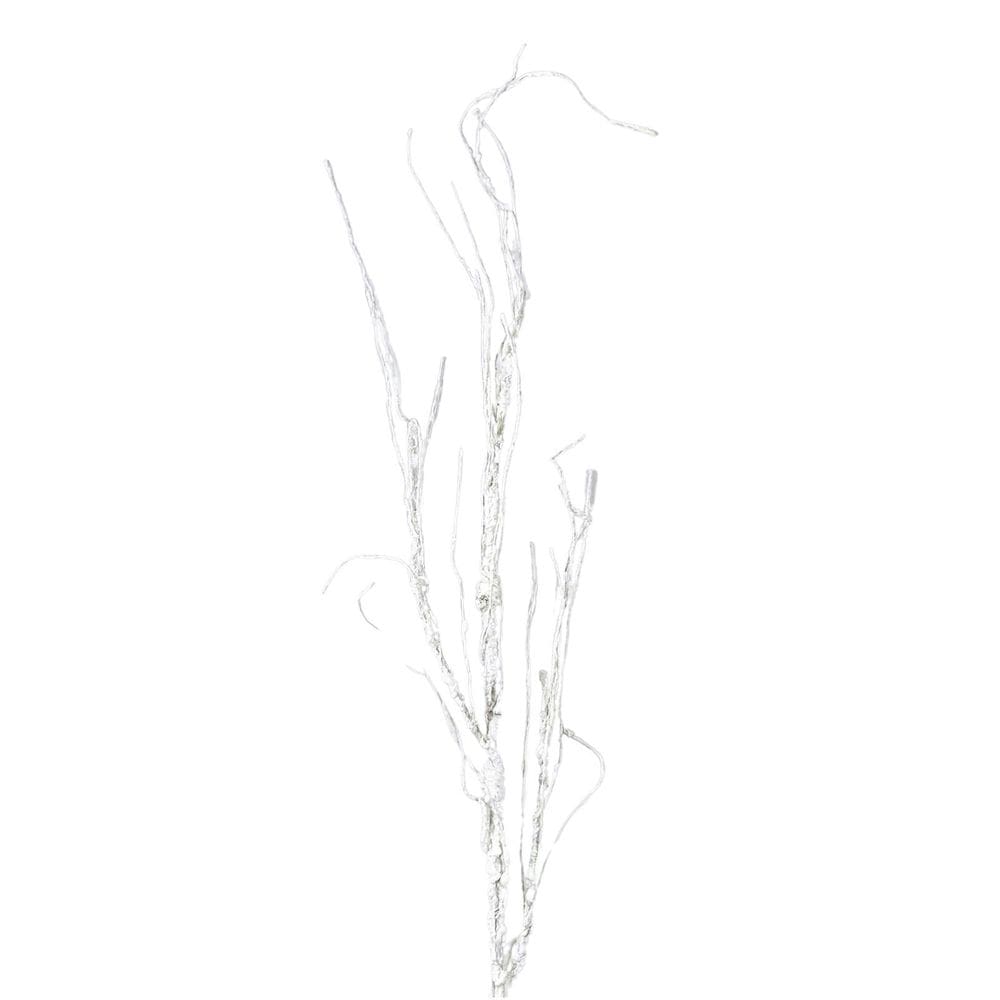 Galho De Vime Cipó Dragão Branco 150Cm Planta Artificial