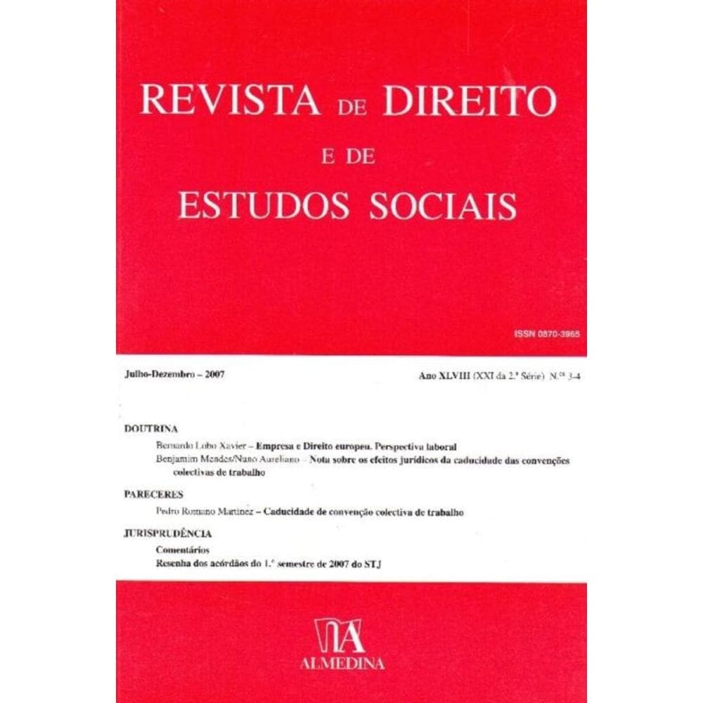 Revista de Direito e de Estudos