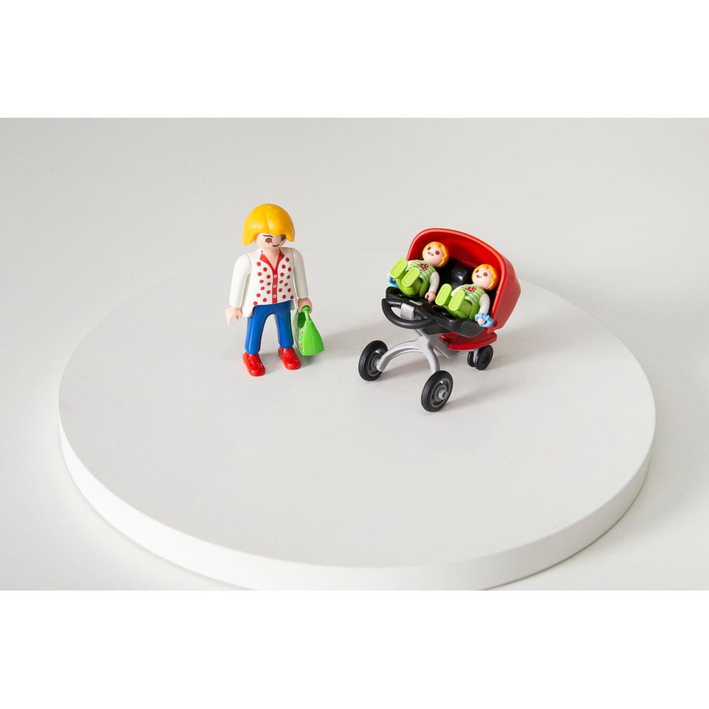 Boneco Playmobil - Mamãe com Gêmeos - Bonecos para Constelação Familiar