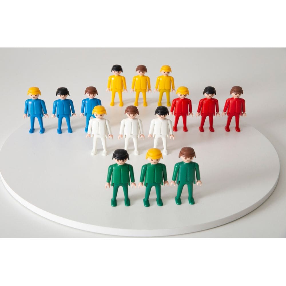 Kit Bonecos Playmobil - 15 Homens - Bonecos para Constelação Familiar