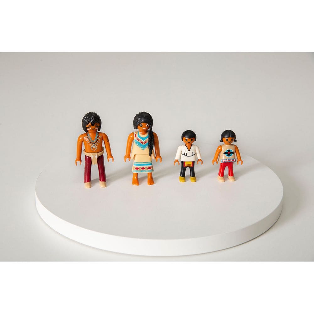Kit Bonecos Playmobil - Família Indígena - Bonecos para Constelação Familiar