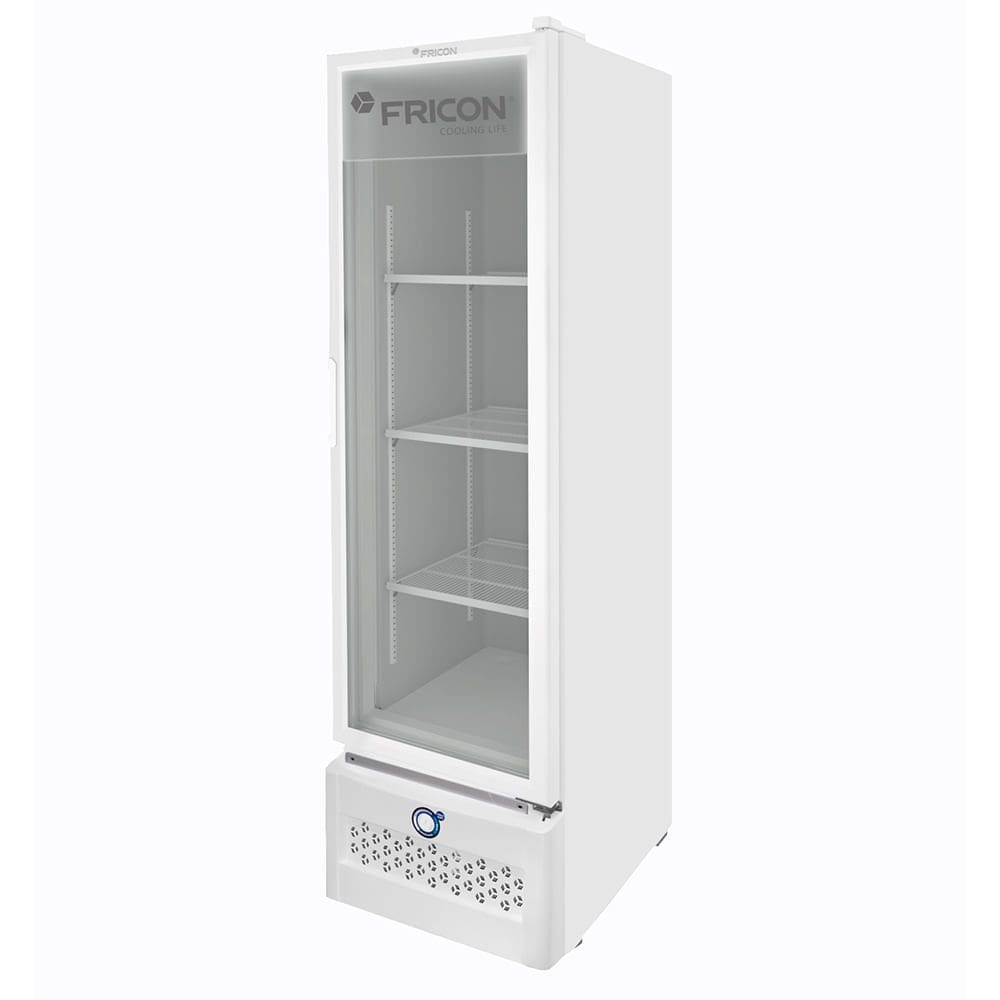 Expositor Vertical Tripla Ação Porta de Vidro 284 Litros Fricon VCET284-1V000 Branco 127V