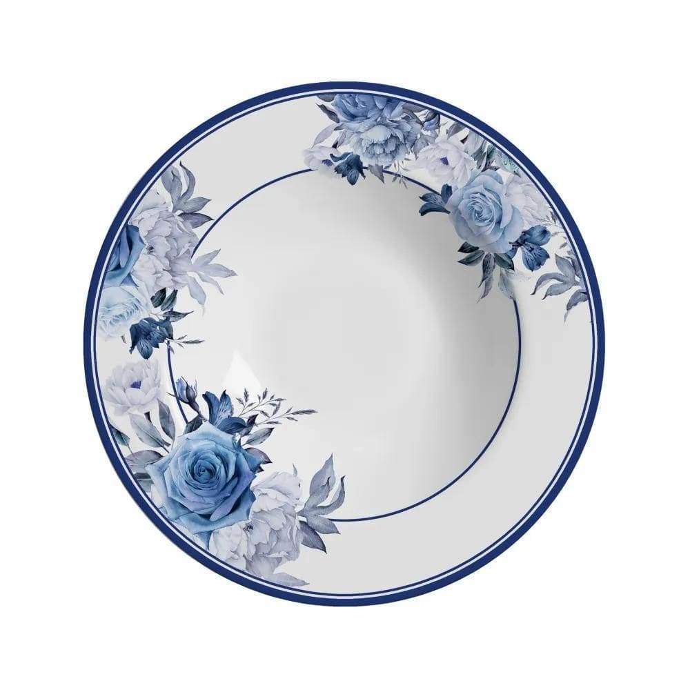 Prato Fundo Cerâmica Branca 25cm - Alleanza Cerâmica