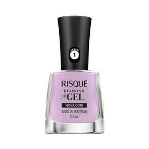 Esmalte Risqué Diamond Gel Nova Cor Buquê de Hortênsias 9,5ml