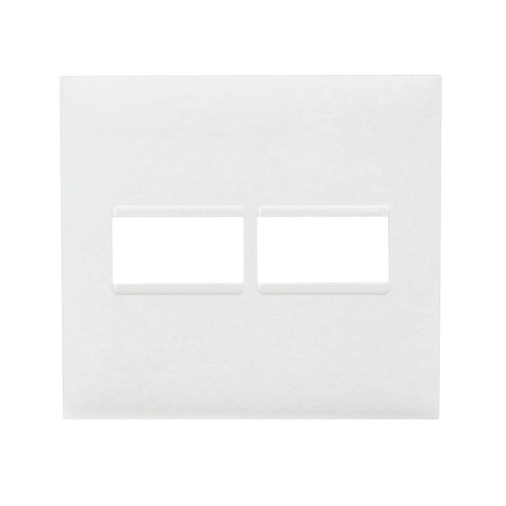 Placa 1+1 Posto 4x4 Branca 618511bc