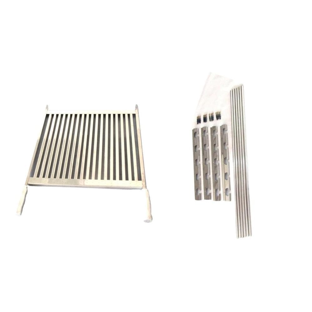 Grelha Inox Uruguaia Parrilha Churrasco 50Cm + Suporte Tb75