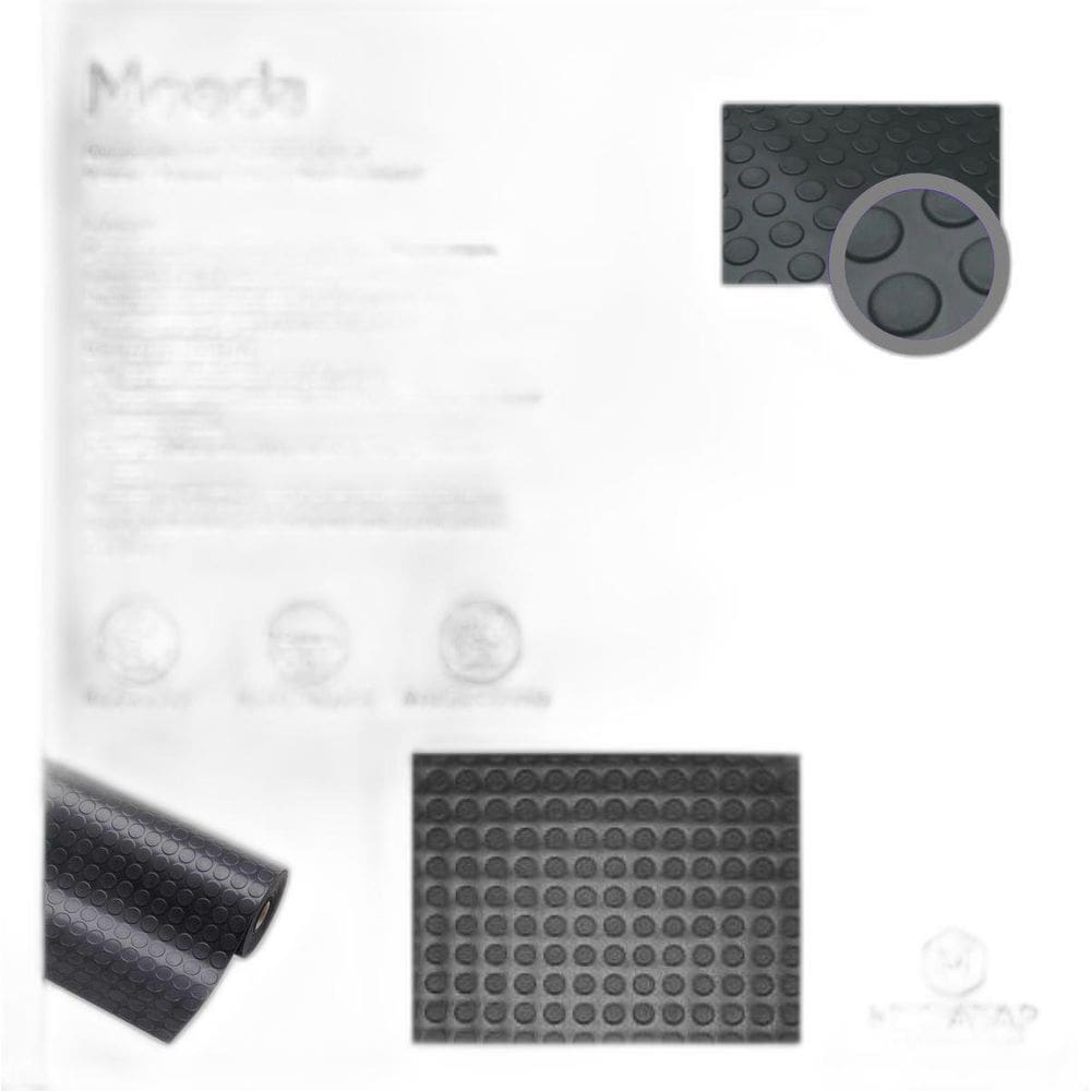 Piso Moeda 100X60 Emborrachado Pastilhado Laminado Academia