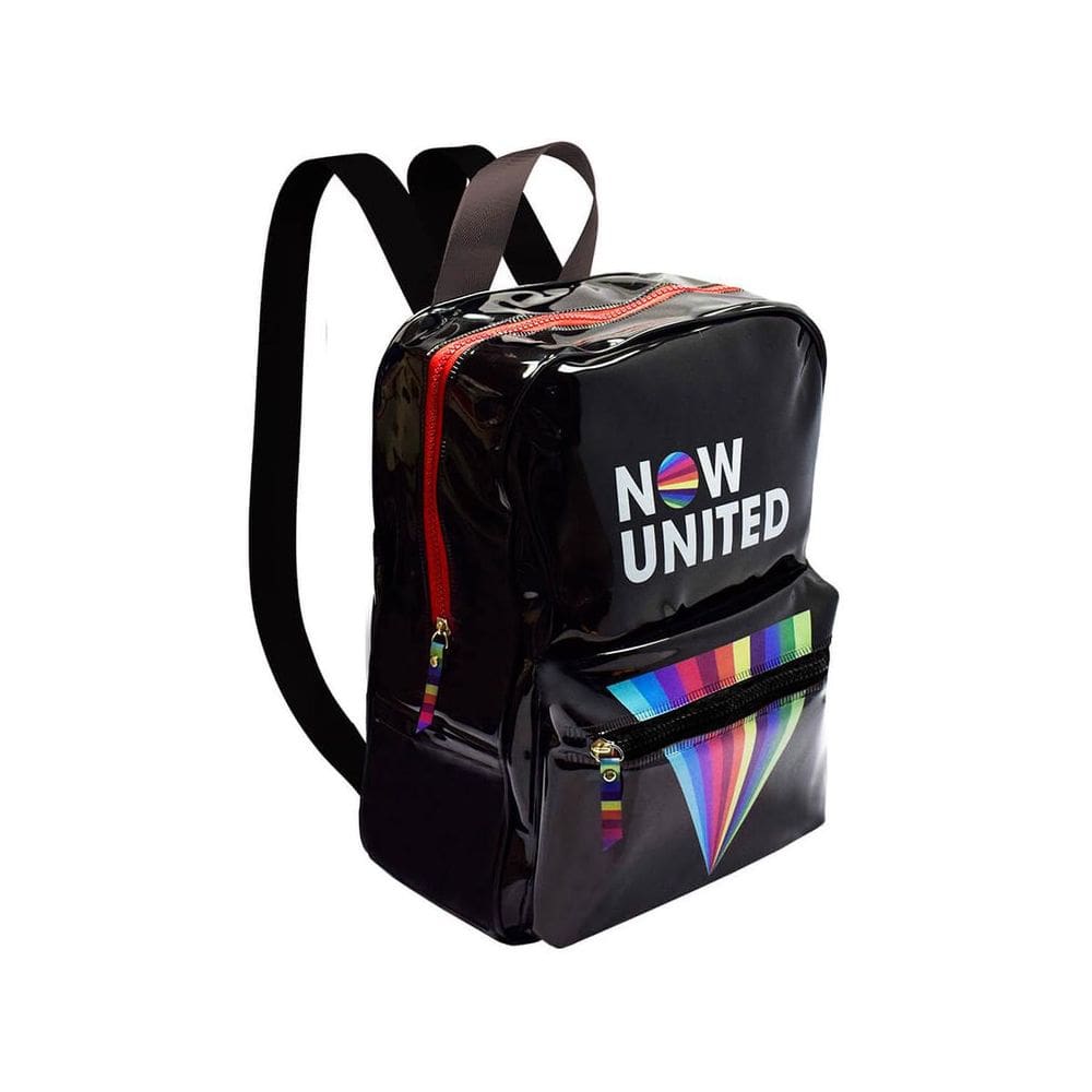 Mochila Now United Modelo Preto Escolar Para Viagem Passeio