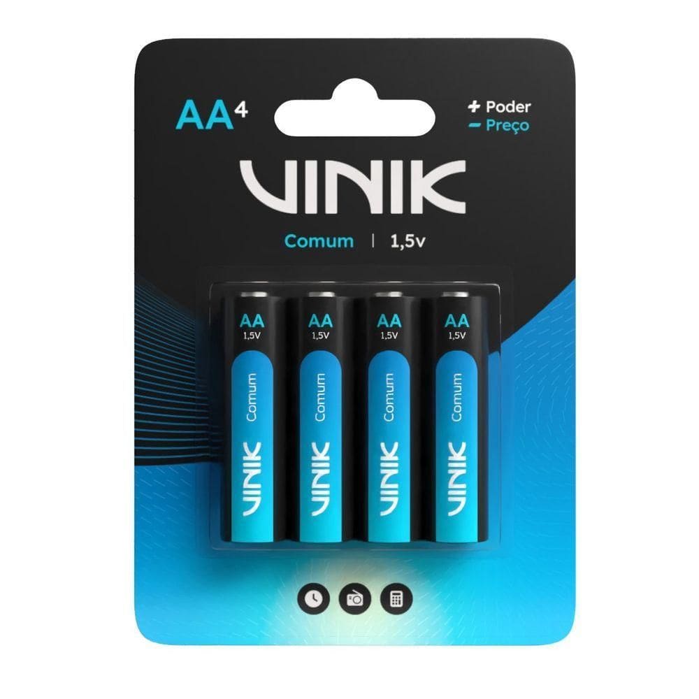 Pilha Comum Aa C-4 1.5v - Vp2ab4c