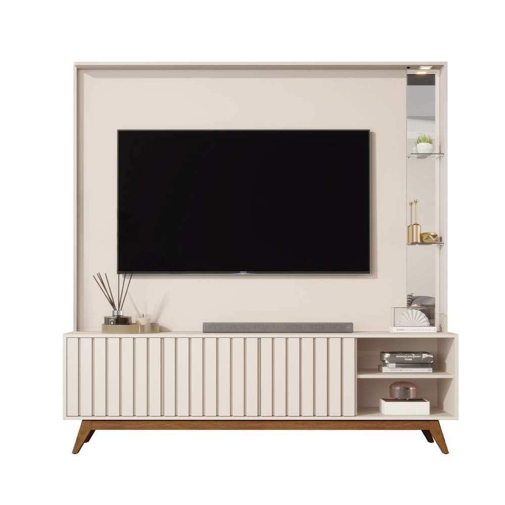 Home Estante Acai 1.8 Off White - Moveis JB