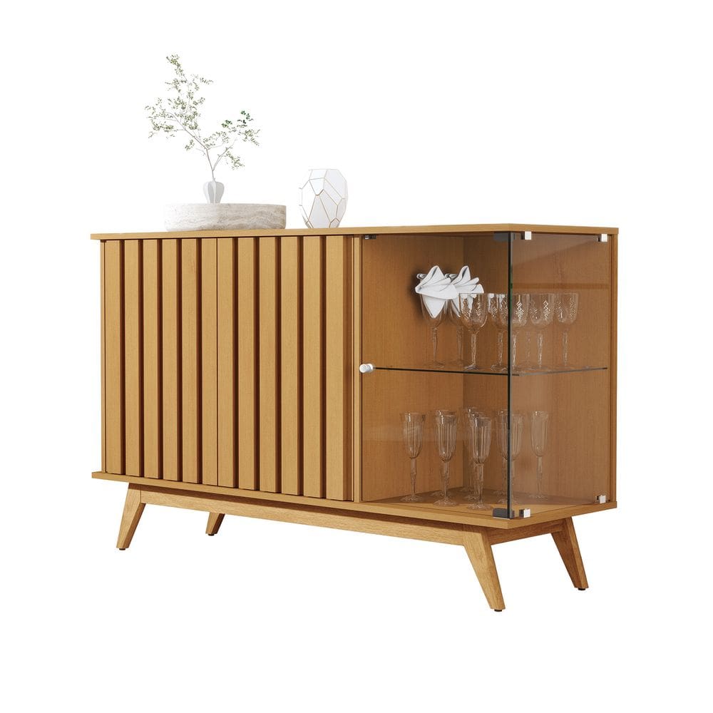 Buffet Aparador JB Acai 3 Portas Luxo Nature - Moveis JB
