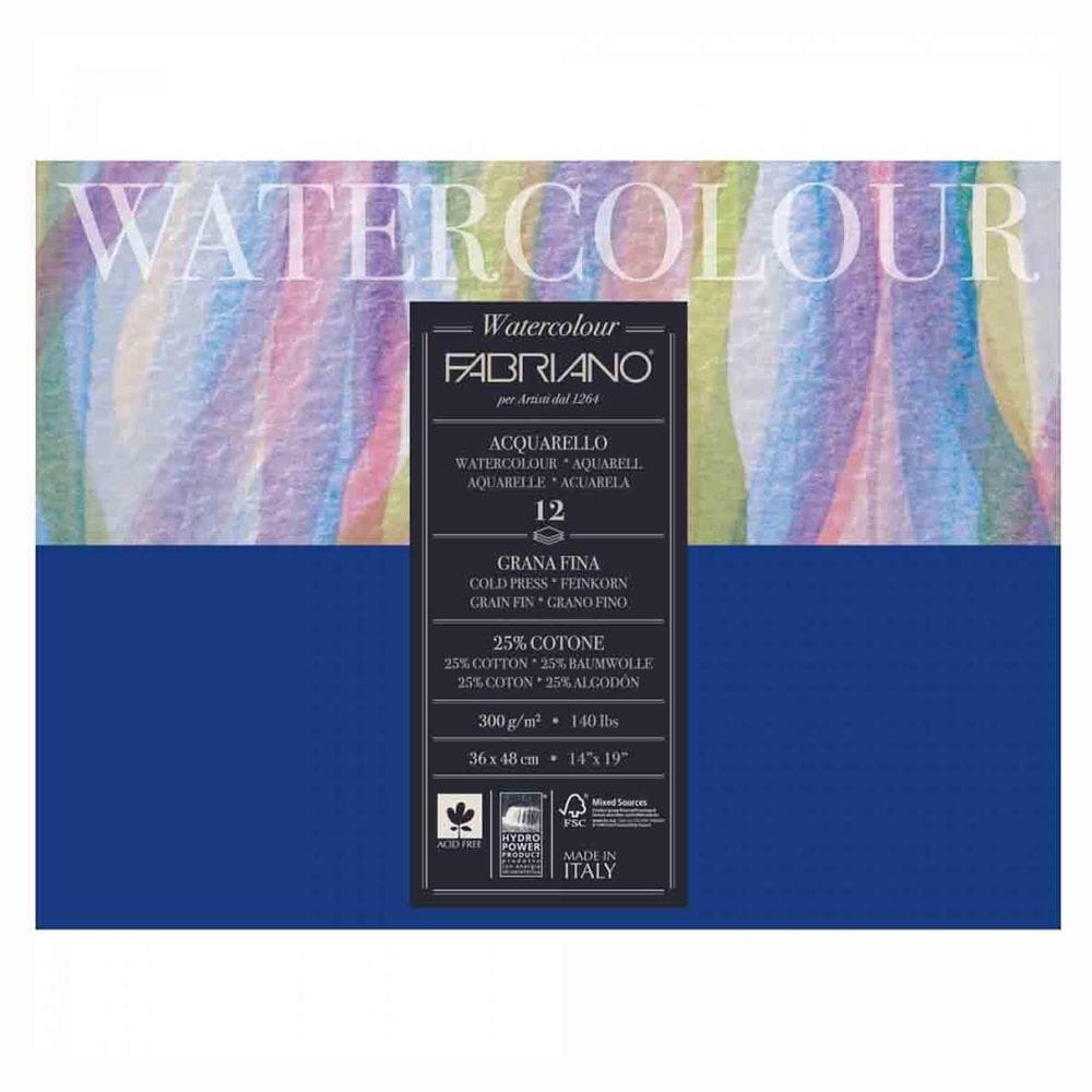 Bloco Aquarela Fabriano Watercolour 300G/M2