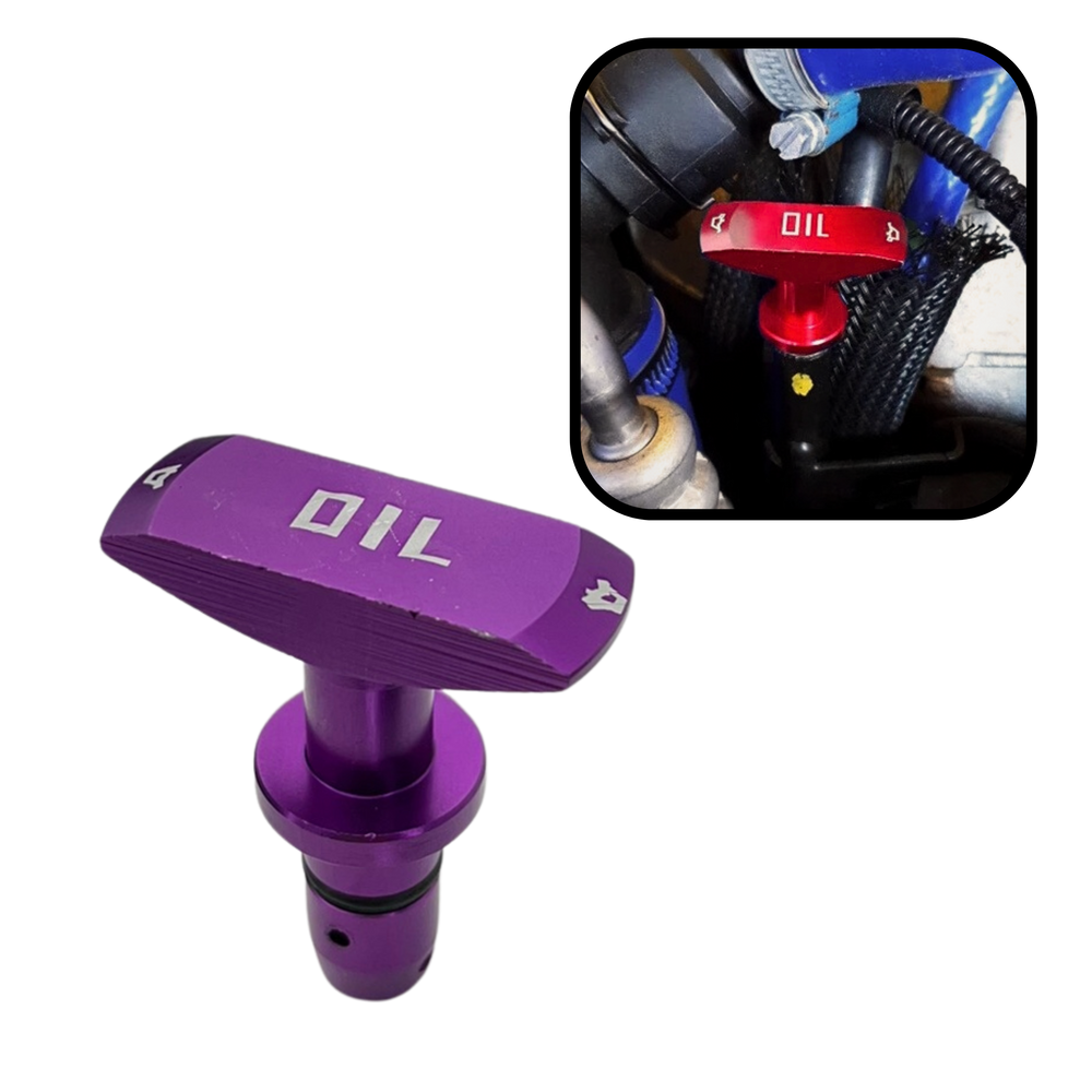 Puxador Vareta Óleo Motor Tuning Universal Roxo Automotivo M