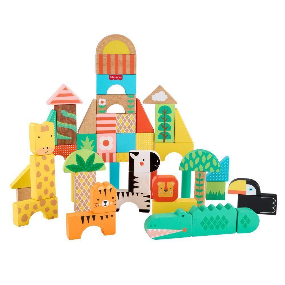 Fisher-Price Animaizinhos da Selva de Madeira - Mattel