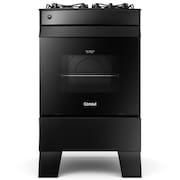 Fogão 4 bocas Preto Consul com mesa de vidro - CFO4VCE