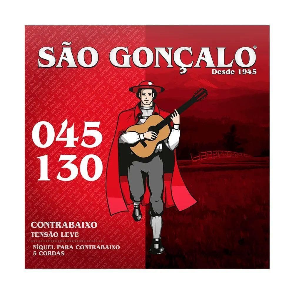 Encordoamento São Gonçalo P/ Baixo 5 Cordas 45/130 - Ec0449