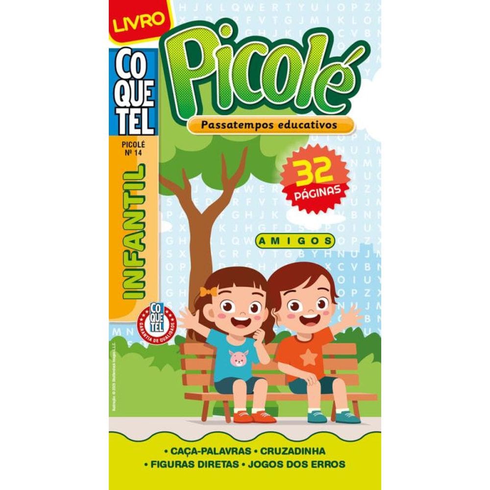 Livro Coquetel Picolé 14: Passatempos educativos