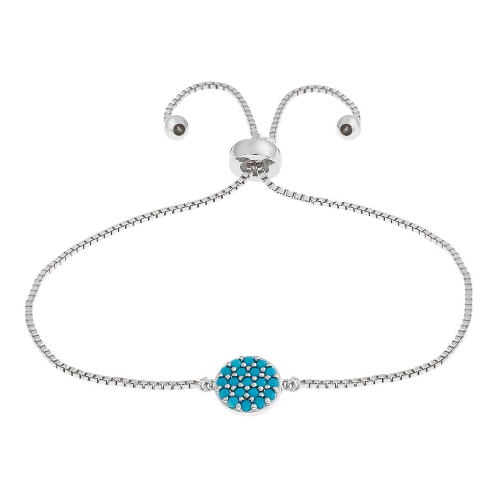 Pulseira ELEGANT CONFETTI Venice banhada a ouro branco 18k CZ