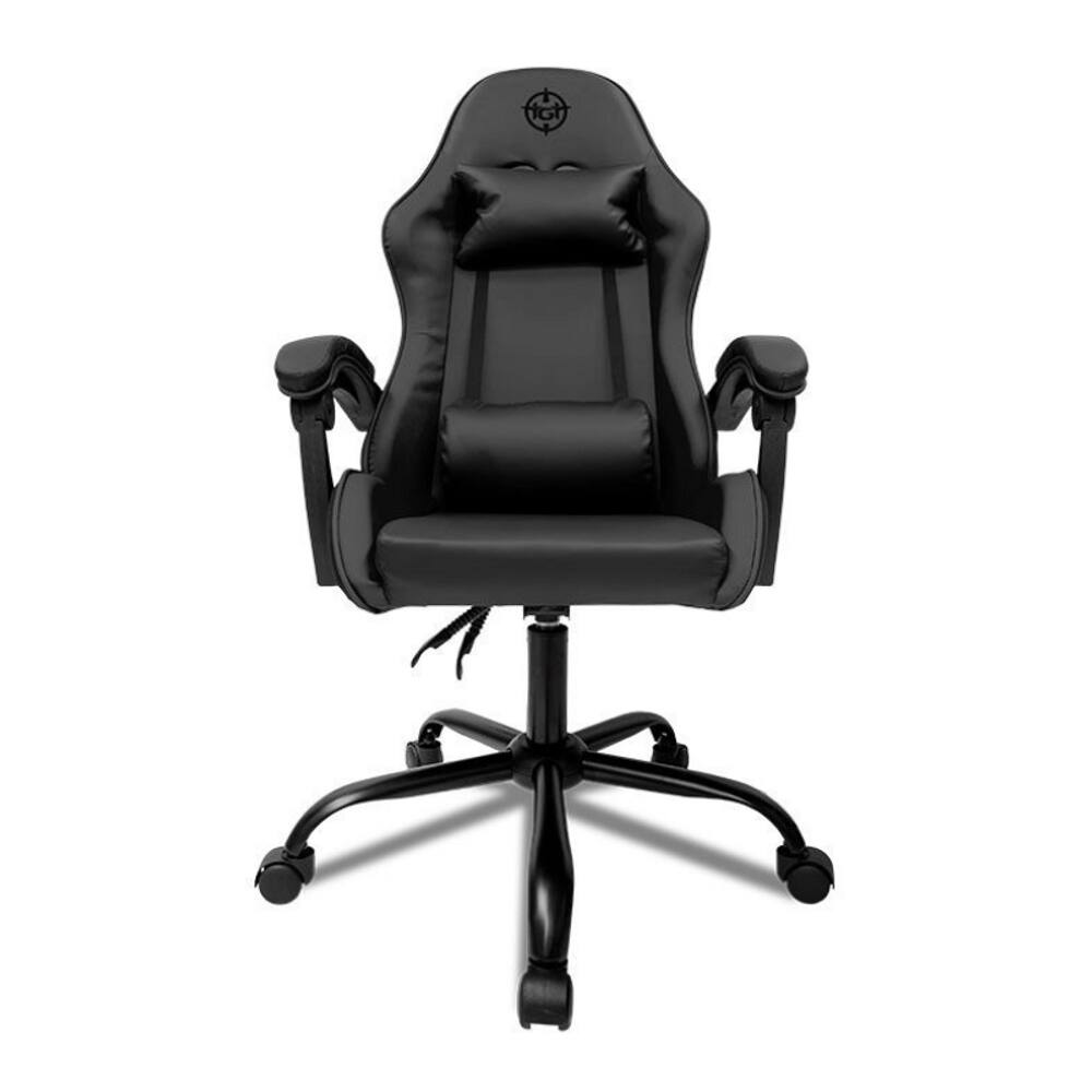 Cadeira Gamer TGT Heron Espuma Moldada Preta - TGT-HR-BL01