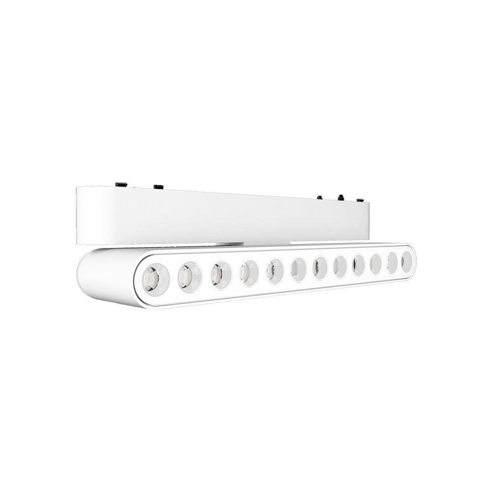 Módulo Led Projetor para Trilho Magnético Nordecor Magnetic Track Kay 6704 12W IRC 90 48V 3000K Luz Amarela