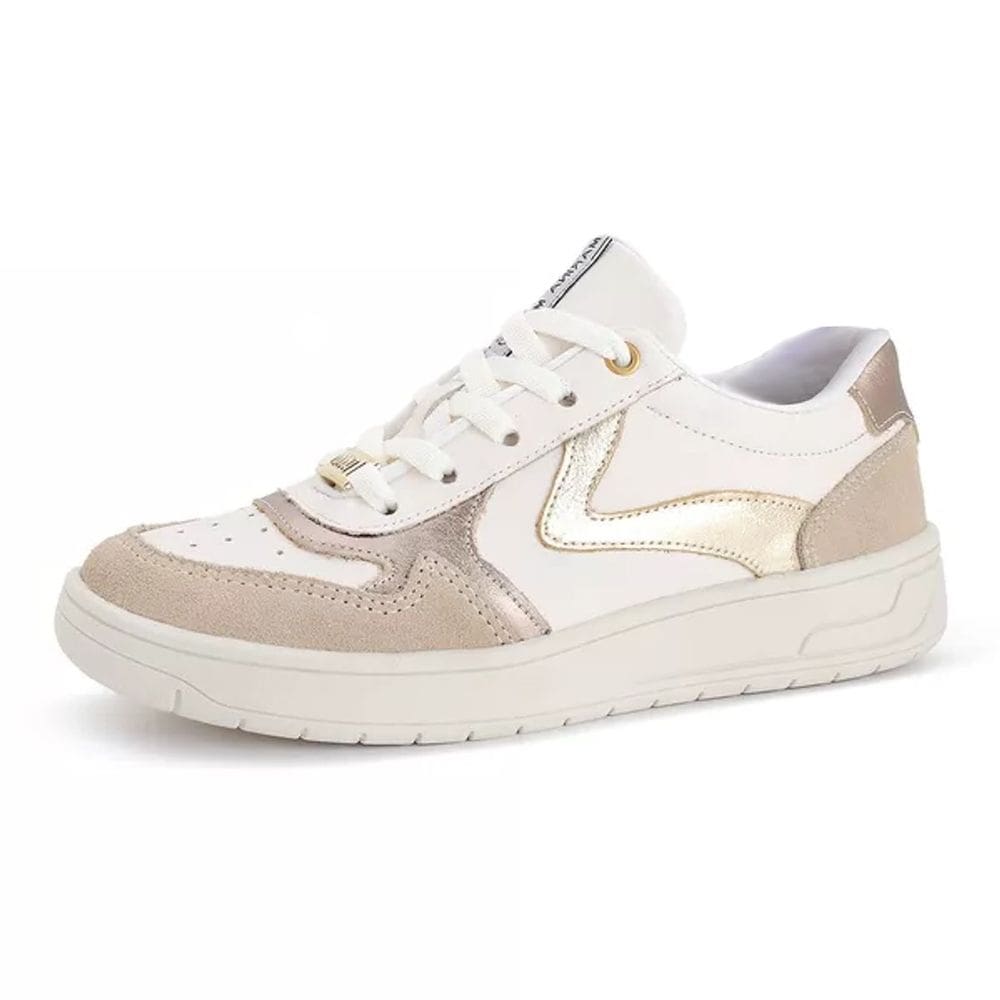 Tênis Feminino Casual Couro Conforto Daniela Marina Mello