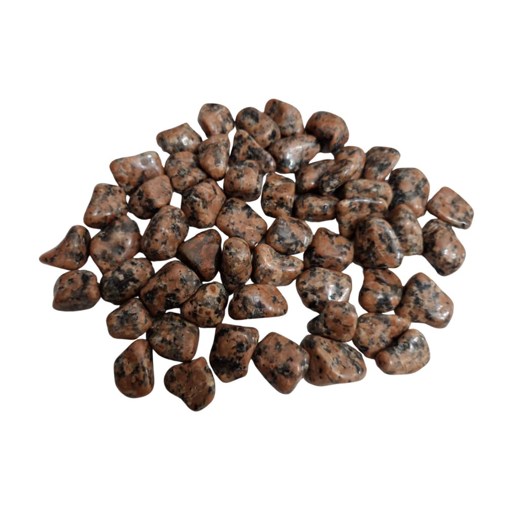 Pedra Calcita Orquídea 2 a 4 cm Rolada 1 Kg Natural