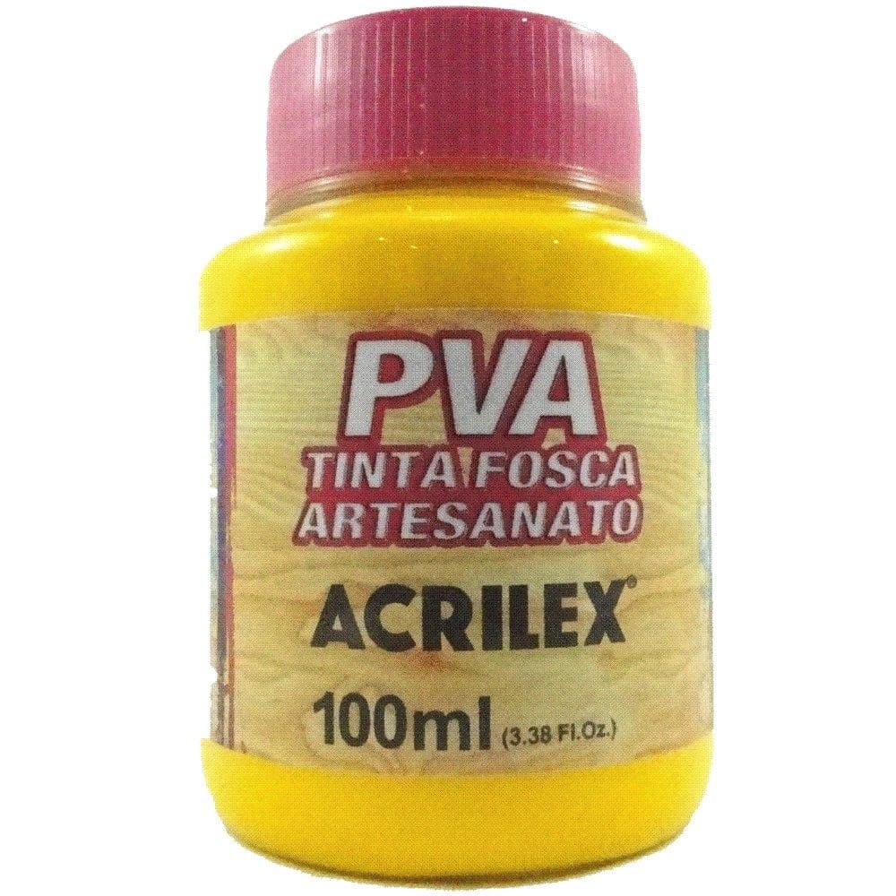 Tinta Acrilex Fosca Para Artes.100 Ml 505 Amarelo Ouro