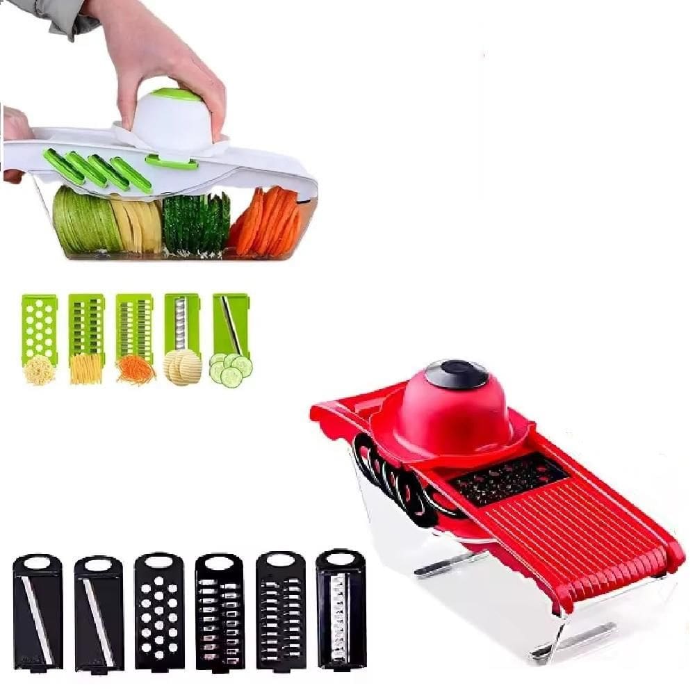 Fatiador de Legumes 7 em 1 com Recipiente Pratico