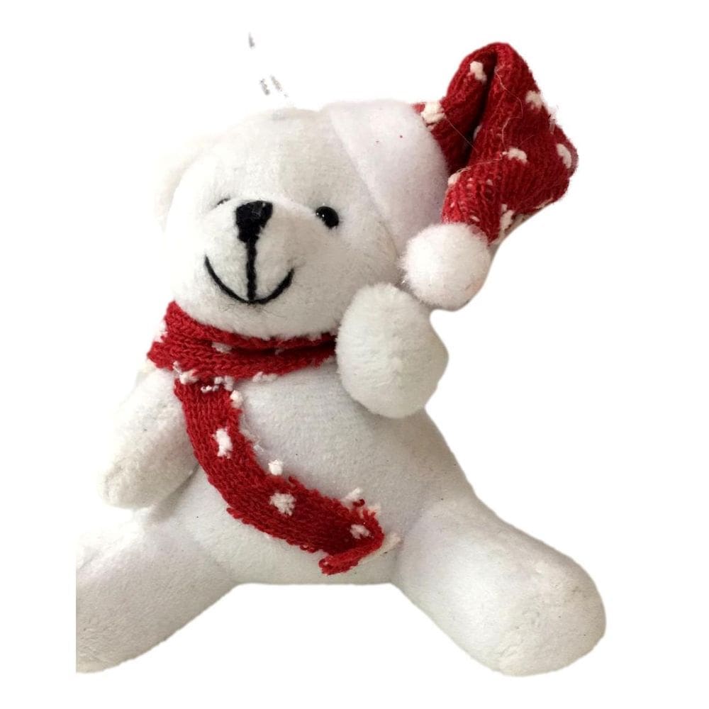 Boneco Master Christim Urso C/Gorro 53725 Pelucia