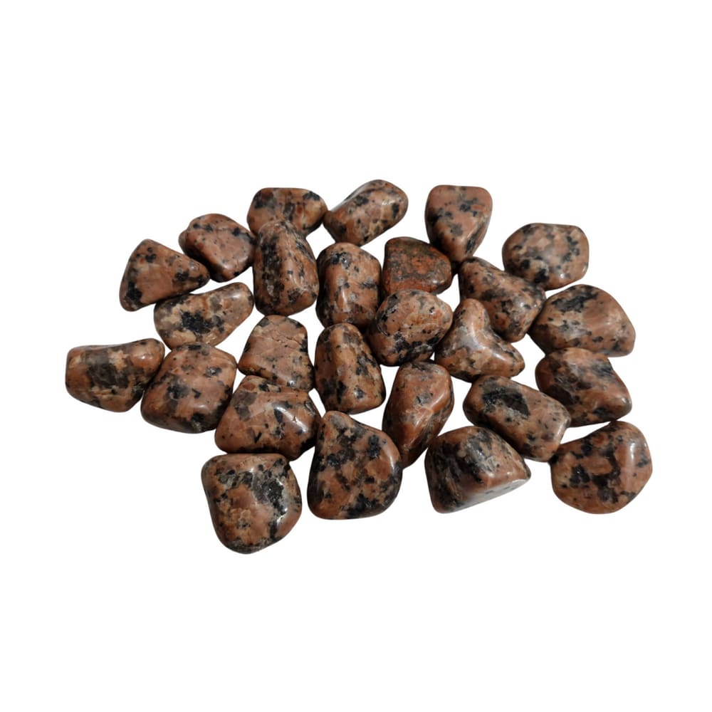 Pedra Calcita Orquídea 2 a 4 cm Rolada 500g Natural