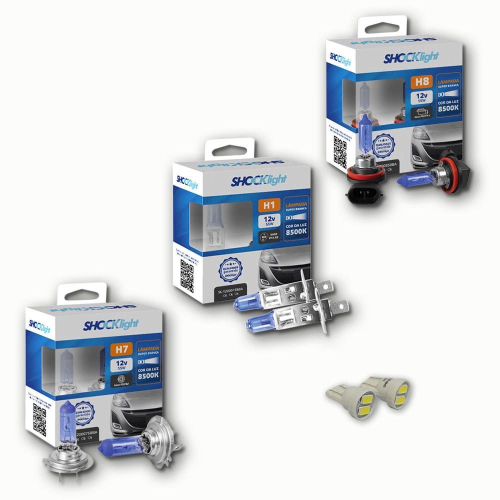 KIT lâmpadas super brancas 8500k farol alto baixo e milhas Chevrole Captiva 2015/2017 H7 H1 H8 led T10 6000k