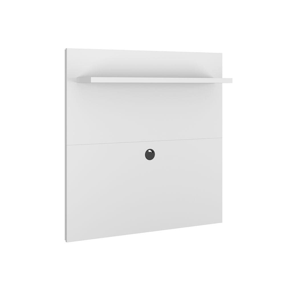 Painel Sirius 0.9 com Prateleira Portas Para TV Até 32 Polegadas Branco Acetinado