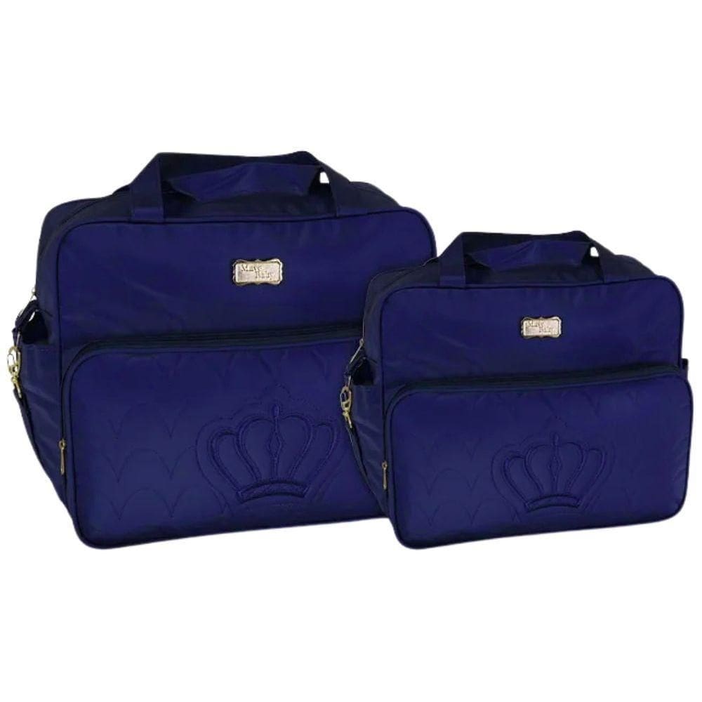 Kit Bolsas Maternidade Baby Royal Azul Marinho