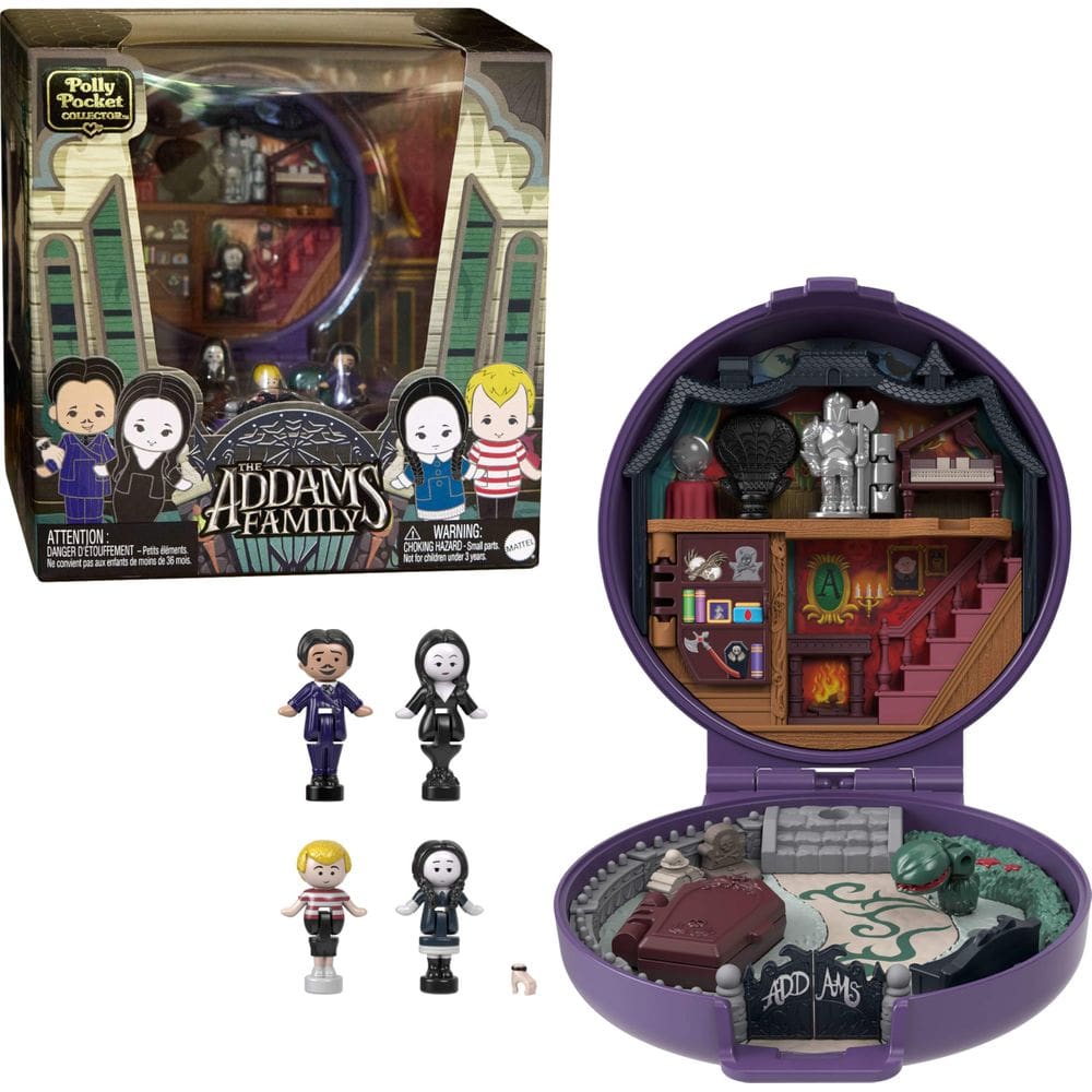 Playset Polly Collector The Addams Family com bonecas