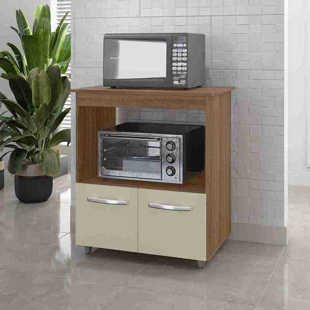 Balcão Multiuso Angela Para Forno Elétrico E Microondas