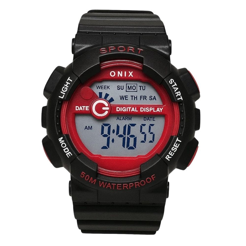 Relógio Masculino Onix Digital IT-855(0122) Preto e Vermelho