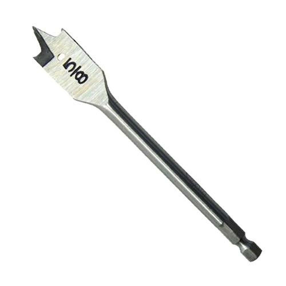 Broca Chata Pro 6,5mm (1/4``) Dupla Afiação Cromo Vanádio - Rápida E Precisa
