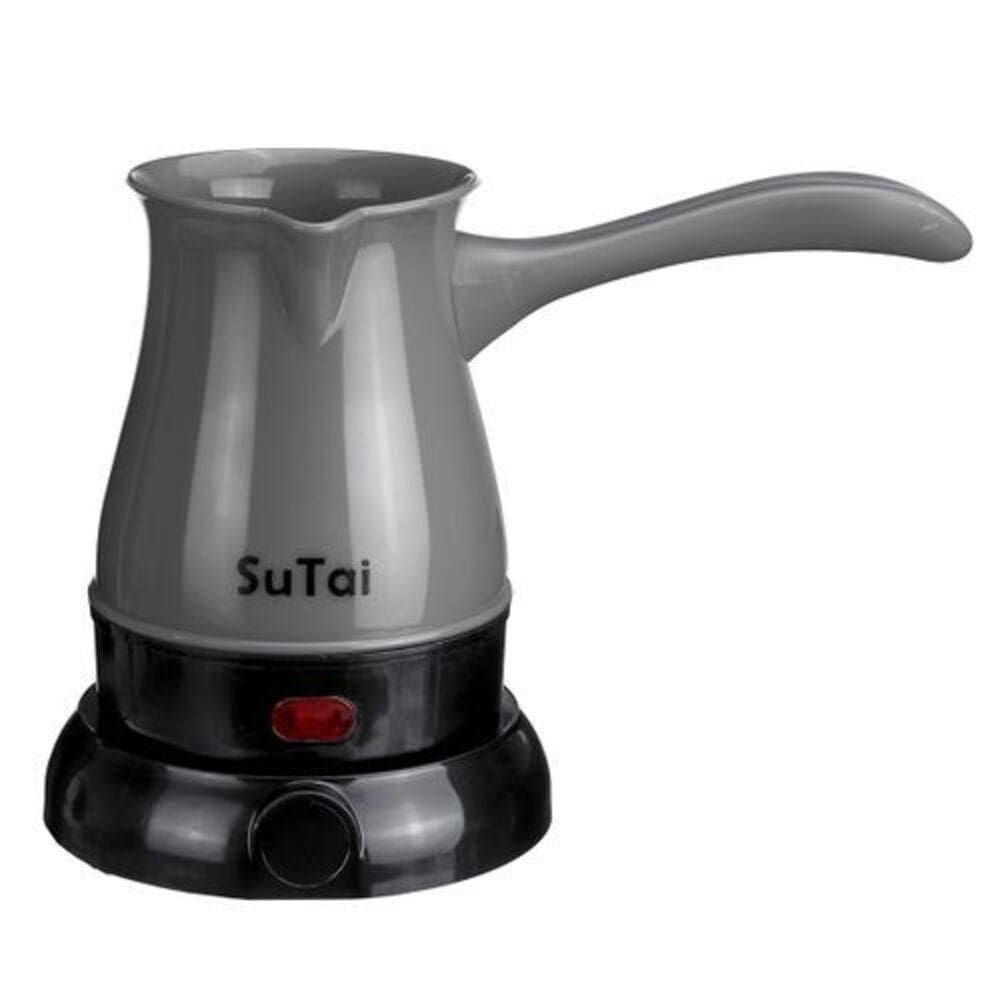 Cafeteira Eletrica Maquina De Cafe Expresso Europeu Turco 600w Aquecedor Agua Bivolt Preto; Tamanho: U